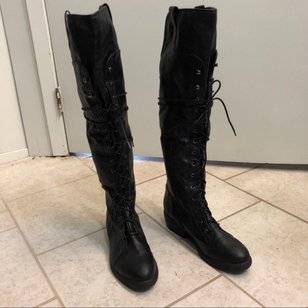 Knee high boots